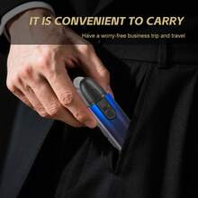 Hatteker 1 máy cạo râu điện cầm tay nam, dùng tại nhà, sạc USB, đầu lưỡi đơn, nhỏ gọn, có chức năng làm trắng - Nhiều màu - Xem 7