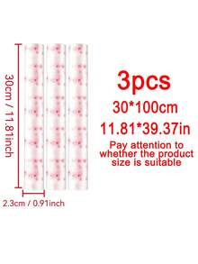 1 Roll EVA Material Fresh Cherry Blossom Pattern Drawer Liner, Waterproof And Stain-Resistant, Multi-Purpose Cabinet Drawer Liner, Suitable For Kitchen, Storage Cabinet, Refrigerator, Shelf, Divider, Lining - Cherry Blossom Pattern - View 33