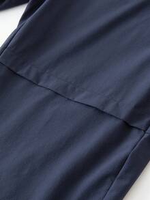 mini bala Boys & Girls Water‑Repellent Durable Loose Tapered Long Pants, 2026 Fall New Arrival - Dark Blue - View 7