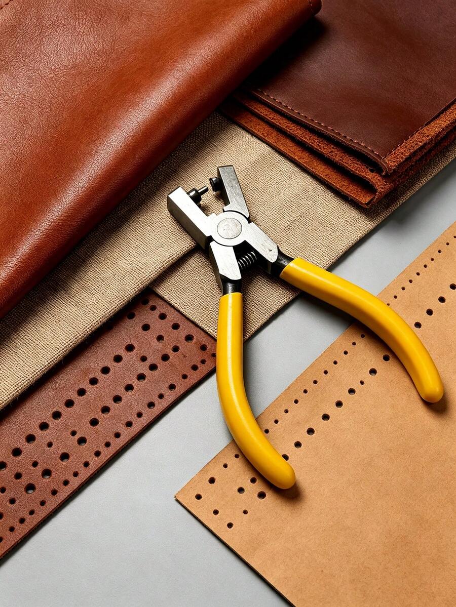 2mm Universal Hand‑Held Watch Band Pliers, Multi‑Function Belt Strap Hole Punch Tool, Eyelet & Tag Puncher, Practical Hand Tool For DIY Craft & Back‑To‑School Projects - One Size - View 1