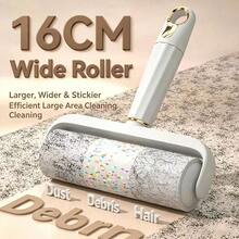 Portable Short Handle Large Head Lint Roller, Reusable, Can Remove Hair From Clothes And Sofas - One Size - View 6