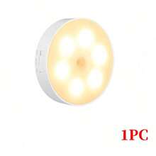 6/3/1pc LED Motion Sensor Night Light, LED Night Light, USB Rechargeable Wireless Sensor Light, Suitable For Switches, Hallways, Christmas Gifts, Holiday Office, Bedroom, Hotel, Party, Restaurant Decoration, Small Night Light 400mAh - Night Light - View 15