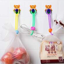 Random Color Food Bag Clips, Food Bag Sealing Strips, Reusable Adjustable Sealing Clips, Suitable For Various Plastic Bags, Wire Sealing Bags And Snack Bags, Silicone Food Bag Sealing Strips, Storage And Organization Supplies - Multiple Styles - View 5