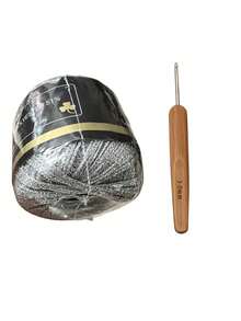 Shiny Gold & Silver Yarn Set, Metallic Glitter Crochet Thread, Lightweight Decorative Yarn, Suitable For Gift Wrapping, DIY Crafts, Holiday Decor, Bow Making, Greeting Card Decoration, Party Accessories - Multicolor - View 8