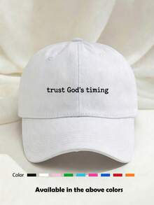 1pc Men's Women's Printed Letter Baseball Cap, Cycling Sports Baseball Cap, Suitable For Daily Wear, Travel, Outdoor Activities - Multicolor - View 3