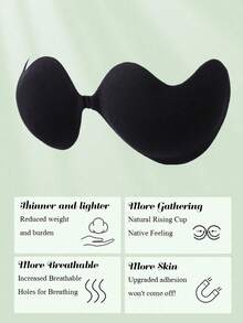 One Mango-Shaped Halter Bra (30 Nipple Covers Included With Purchase), Comfortable And Close-Fitting, Perfect For Wedding Dresses. - Multicolor - View 7