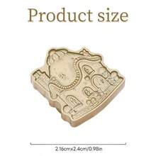 Mint Cottage Wax Seal Stamp, 1pc, Embossed Craft/With Storage Box, Suitable For Envelopes/Greeting Cards/Photo Albums/Scrapbooks/Party Invitations Decoration (Handle Not Included) - Mint Cottage - View 2