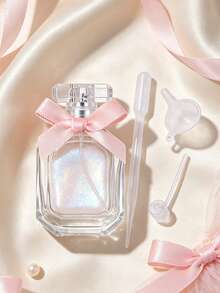 Press-Release Clear Perfume Bottle With Butterfly Festival-Gift Funnel, Dropper, Pump Head,Reusable Perfume Atomizer Spray Bottles,Back To School Gift - Multicolor - View 2