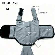 Jacket, Suitable For Large Dogs Swimming And Rowing Life Jacket, Shark Life Vest For Small, Medium, And Large Dogs, With Rescue Handle And High Buoyancy. - Silver - View 10