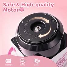 Cotton Candy Machine, Mini Cotton Candy Maker With Sugar Scoop, Easy And To Use, Pink Retro Portable Cotton Candy Machine, Suitable For Birthday, Home, Party Gathering, Christmas Gift - US A Type Plug(110-127V) - View 5