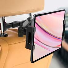 Soporte Mejorado Para Reposacabezas De Coche, Soporte Para Tableta Y Teléfono, Rotación De 360 Grados, Soporte Extensible Y Retráctil, Negro, 1 Ud. - Negro - Ver 11