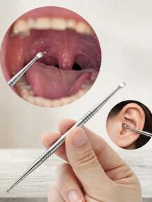 Manual Tonsil Stone Removal Tool, Dual-Head Tonsil Stone Extractor, Used For Bad Breath Treatment And Daily Oral Cleaning, Ergonomic Grip Shape, Practical, Stylish And Durable, Best Choice For Personal Care Products. Portable Cleaning Tool - Multi-color - View 7