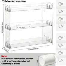 Transparent Cosmetic Storage Rack Display Stand, No Drilling Required For Large Capacity Skincare And Perfume Display, Suitable For Bathroom, Bedroom Tabletop Cosmetic And Nail Polish Storage Box - Clear - View 11