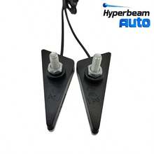 Luz LED Ojo de Demonio Triangular Universal para Decoración de Placa de Matrícula de Coche y Motocicleta, Accesorio de Modificación de Coche - LED Ojo de Diablo - Ver 4