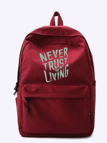 Myco Unisex Backpack, Halloween Ghost School Bag, Korean Style Casual Crossbody Bag, For Travel And Daily Use, Trick Or Treat - Multicolor - View 13