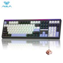 AULA H108 Mechanical Keyboard 108 Keys Hot‑Swap RGB Backlit Quiet Silent Gaming Keyboard For PC Laptop - View 15