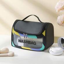 Portable Handheld Mother & Baby Travel Storage Bag, PVC Transparent Visible Toiletry Bag, Baby Bath & Care Products Organizer Bag, Suitable For Home And Outdoor Use - Multicolor - View 7