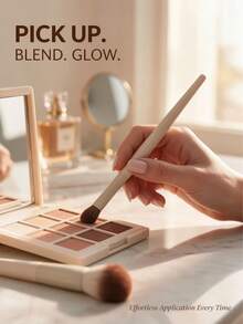 11pcs Professional Makeup Brush Set, All-In-One For Base, Eye And Lip Makeup, Fluffy Bristles For Even Powder Application, Natural And Seamless Finish, Large Capacity Multi-Function, Dustproof Waterproof Easy To Clean, Portable And Compact, Space-Saving, Sturdy And Durable No Assembly Required, Fashionable Modern Minimalist Design, Suitable For Vanity, Makeup Room, Bathroom Counter, Bedroom Desk, Dorm Desk, Office Use, Multi-Scenario Application, Also Great For Makeup Tools And Beauty Tools Storage - Multicolor - View 3