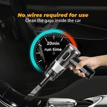 SOKANY Portable Wireless Handheld Vacuum Cleaner, One-Time Suction Of Snack Crumbs/Pet Hair, Dust Bin + Washable Filter, Cyclone Suction Wireless Vacuum Cleaner, USB Charging (2000mAh) Large Capacity Lithium Battery - Multicolor - View 8