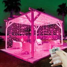 100/200/300/600LED Curtain String Lights Battery Powered Christmas Garland Festoon 8 Mode Lighting Wedding Party Fairy Light Valentine's Day Halloween Christmas Decoration For Home Bedroom(Not Included Battery) - Curtain String Light-battery - View 28