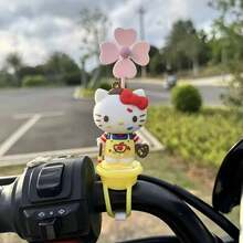 SANRIO Car Dashboard Ornament, Cute Cartoon Rotating Windmill Decor, Non-Electric Rotating Windmill Ornament For Bicycle, Motorcycle, Scooter And Car Decoration, Back To School Gift - Multicolor - View 15