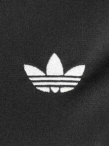 Adidas Originals Women's ORIGINALS PLEATED FIREBIRD TRACK TOP Funnel Neck Sports Jacket LG4308 - Black and White - View 4