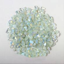 100g Opal Crushed Stone - Irregular Pebbles For Mini Aquariums, Succulents, Terrariums & Vase Filler - A - View 4