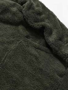 Men's Fashion Warm Long Sleeve Fleece Hoodie / Suitable For Autumn/Winter / Casual Daily Wear - Army Green - View 6