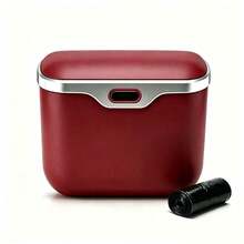 Multifunctional Car Trash Can, Ultra-Fine Fiber Leather, ABS Material, Non-Deforming, Suitable For 99% Of Car Models, Dry And Wet Use, Space-Saving, Non-Destructive Installation, Automatic Storage, Travel Essential, Minimalist Trash Can - Multicolor - View 24