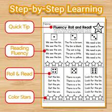 Alphabet, Phonics & Sight Word Learning Notebooks, A-Z Letter Tracing, Uppercase & Lowercase Handwriting, Picture Word Recognition, Beginning Sounds, Word Building, Find & Use Activities, Reading & Writing, Fine Motor Practice, English Edition - Alphabet, Phonics & Sight Word Practice - View 5