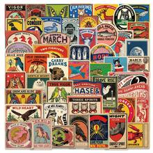 SCXXBSW 50pcs Vintage Inspirational Animal Poster Stickers, Retro Sign Style With Motivational Slogans, Waterproof Aesthetic Stickers For Journal, Scrapbook, Luggage, Notebook, Skateboard DIY Decoration - Multicolor - View 11