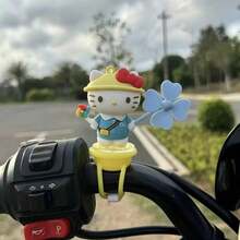 SANRIO Car Dashboard Ornament, Cute Cartoon Rotating Windmill Decor, Non-Electric Rotating Windmill Ornament For Bicycle, Motorcycle, Scooter And Car Decoration, Back To School Gift - Multicolor - View 12