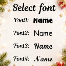 Ornamen Pohon Natal Nama Kustom, Dekorasi Gantung Liburan Personalisasi, Liontin Pohon Natal Meriah untuk Rumah dan Pesta, Hadiah Kenang-kenangan Kustom, Dekorasi Nama Keluarga yang Dapat Disesuaikan, Hadiah Natal Musim Dingin, 2D Datar, Hadiah untuk Keluarga dan Teman - Gaya D - View 7