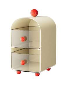 Desktop Storage Box, Multi-Layer Transparent Drawer Organizer For Cosmetics, Tea Bags, Cleaning Supplies, Suitable As Halloween And Christmas Gift - Multicolor - View 14