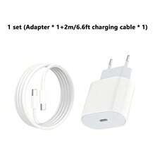 PD Fast Charger, USB-C Power Supply With 2m/6.6ft Type C Charging Cable, High-Speed Wall Plug Charger, Compatible With Mobile Phones/Tablets And Various Devices, Fast Charger Wall Charger, Power/Charging Station - EU C Type Plug(220-240V) - View 8