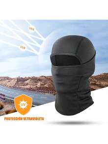 1pc/2pcs Unisex 2-Hole Balaclava Hat Set, Single-Hole Head Cover Cycling Full Face Mask, Suitable For Daily Outings And Outdoor Activities - Multicolor - View 4