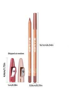 Pudaier Matte Nude Lip Liner - Pensil Bibir Tahan Air Berpigmen Tinggi dan Tahan Lama, Warna Nude Alami Cocok untuk Kulit Cerah, Aplikasi Halus untuk Membingkai Bibir, Sempurna untuk Riasan Sehari-hari dan Hari Valentine - 04 - View 9