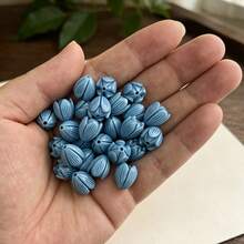 10X12mm 25pcs Composite Resin Coral Flower Beads, Pikake Flower Beads, Carved Jasmine Flower Beads - 25pcs-coral Flower Beads - View 9