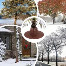 Winter Tree Root Frost Protection Cover With Ground Stakes, Drawstring Closure, Anti-Freeze Root Sleeve, Windproof, Frost-Resistant, Cold-Resistant Root Protection Blanket, Outdoor Garden Palm Tree And Green Plant Root Insulation Protective Cover - Tree Root Insulation Cover - View 5