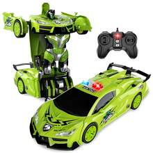1pc Transformable Remote Control Car Robot Toy, Dinosaur Robot Transformable Car Remote Control Toy, Black & Gold Transformable Remote Control Car, 360 Degree Rotating Drift Racing Car, One-Key Automatic Demonstration, Remote Control Car Toy, Battery Powered, Plastic, Press Operation, Transformable ABS Plastic One-Key Racing Car Wireless Remote Control Police Car, Suitable For 4-7, 8-12 Years Old And Above Boys, Girls And Beginners, Boy Girl Gift Toy, Durable PVC Shell, Ideal Choice For Halloween And Christmas Gifts, Children's Winter Gift - Multicolor - View 15