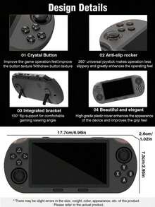 Portable Retro Handheld Game Console - 4.5-Inch HD Screen, 20,000+ Classic Games (FC/GBA/Arcade), 14+ Simulators, Dual Joystick,Portable Gift For Men/Husband/Boyfriend - View 2
