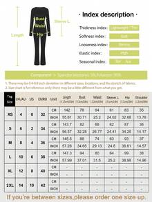 BADDIE REALM Women's Black Knit Backless Long Sleeve Jumpsuit, Round Neck Slim Fit Jumpsuit, Medium Stretch Fabric - Black - View 7