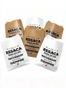 100 PCS Wedding Favor Hangover Kits, Spanish Bachelorette Party Gift Bags - View 2