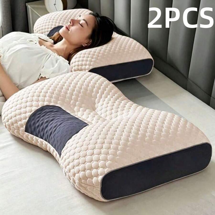 2 Adjustable Height Side Sleeper Pillows, Soft As Feathers, Fluffy White Large Size, Suitable For Side, Back And Stomach Sleeping - Pillow - View 1