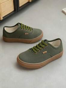 Kids Sneakers - Army Green - View 2