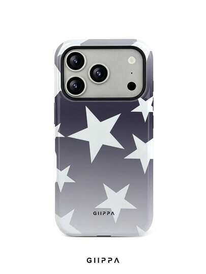 GIIPPA 1 buah Casing Ponsel dengan Latar Belakang Gradien Biru dan Pola Pentagram Putih, Kompatibel dengan Ponsel 17 Pro Max, 16 Pro Max, 15 Pro Max, 14 Pro Max, Casing Ponsel Bergaya Korea Kelas Atas yang Modis dan Menarik, Cocok untuk 11/12/13/14/15/16 Pro Max Plus, Desain Elegan untuk Pria dan Wanita, Hadiah Sempurna untuk Pacar di Hari Natal, Hari Valentine, Paskah, Musim Pernikahan, dan Ulang Tahun!