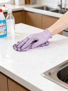 100pcs Thick Wear-Resistant Disposable Nitrile Gloves, Suitable For Nail Artists, Housework Dusting, Plant Gardening, Hair Dyeing, Home Hygiene Protection (Box Style Random), Can Be Used For Cleaning And Dusting - Multicolor - View 9