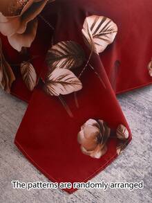 1pc Ultra Soft Printed Bed Sheet, Lightweight As A Cloud, Soft And Breathable, Suitable For Various Bed Sizes - Single, Double, Queen, King. Machine Washable, Essential For Home And Student Dorm, Back To School Season Must-Have, Suitable For All Seasons, Room Decor - Multicolor - View 8
