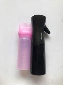 1pc Hair Dye Root Comb Applicator Bottle + Continuous Fine Mist Spray Bottle Set, Reusable Hair Coloring Bottle, Refillable Hair Spray Bottle, Suitable For Home And Salon Hair Dyeing - Hair Salon Set - View 14