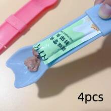 Cat Treat Squeeze Spoon, Cat Treat Feeder, Suitable For Lickable Cat Wet Food, Pet Liquid Snack Feeding Tool - Multicolor - View 6